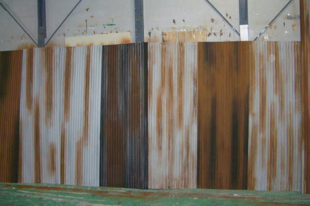 スレート 錆塗装の施工後画像