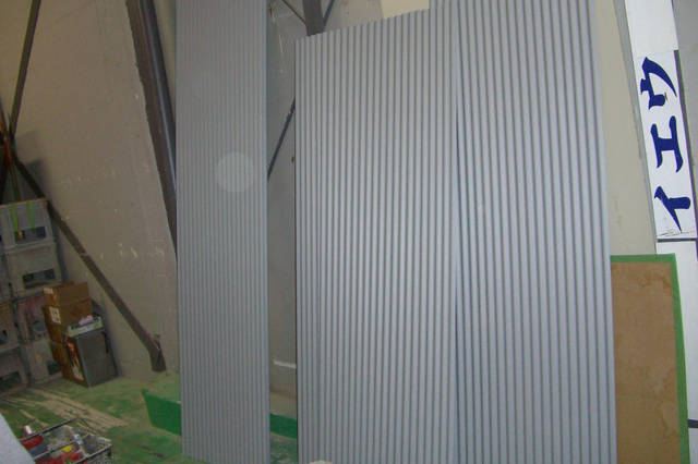 スレート 錆塗装の施工前画像