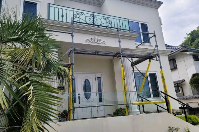 尾道市　住宅塗装の施工前画像