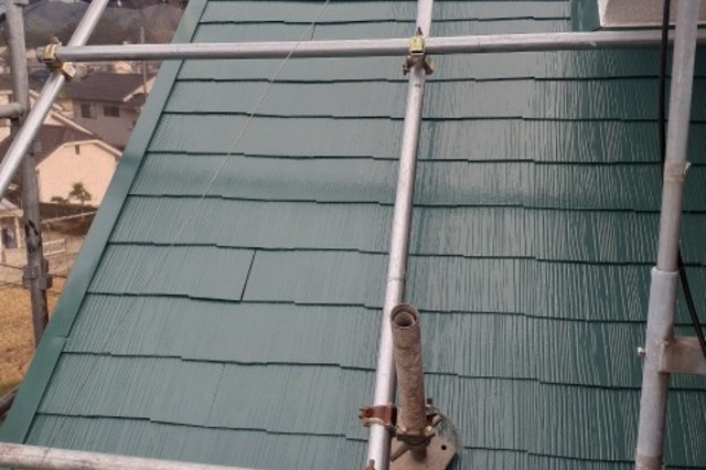 住宅屋根　塗り替え塗装工事の画像02