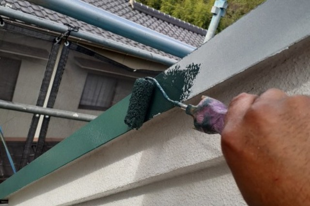 住宅屋根　塗り替え塗装工事の画像07