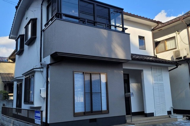 福山市貸家　住宅塗装の施工後画像