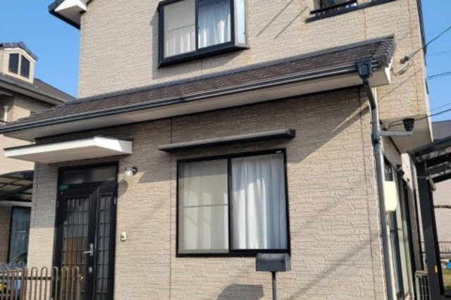 福山市　住宅塗装の施工前画像