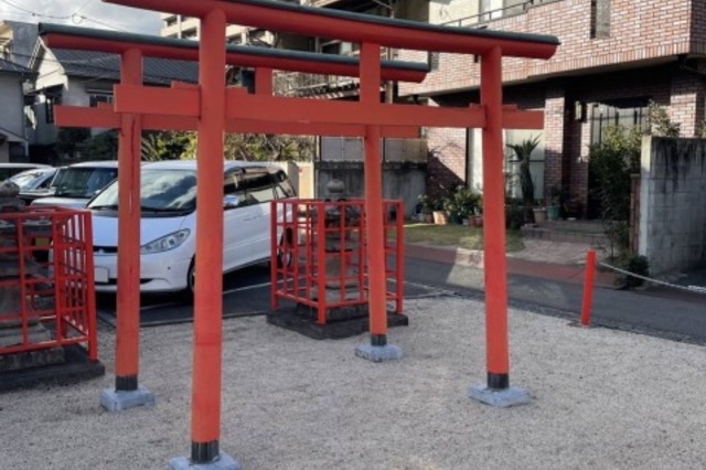 福山市　鳥居修繕工事の画像01