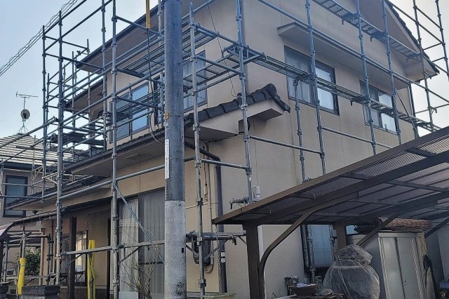 福山市　住宅塗装の施工前画像