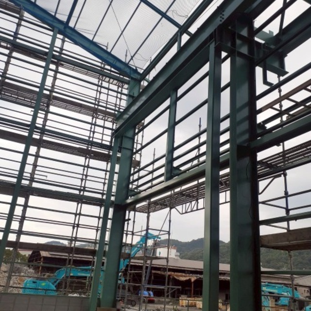 岡山県　工場兼倉庫塗装の画像