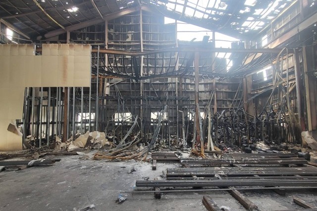 岡山県　工場兼倉庫塗装の施工前画像